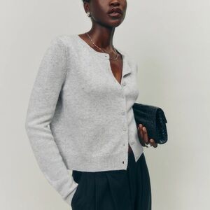 100% cashmere Reformation Clara cardigan